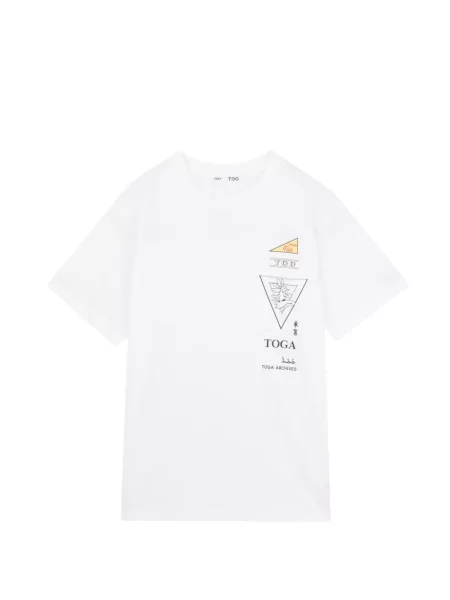 Tricou Toga cu imagine alb