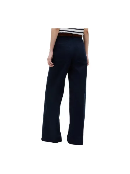 Pantaloni Tommy Hilfiger albastru