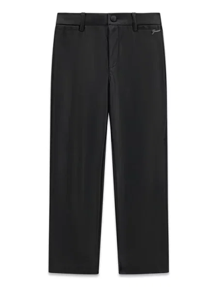 Guess Pantaloni din imitație de piele negru