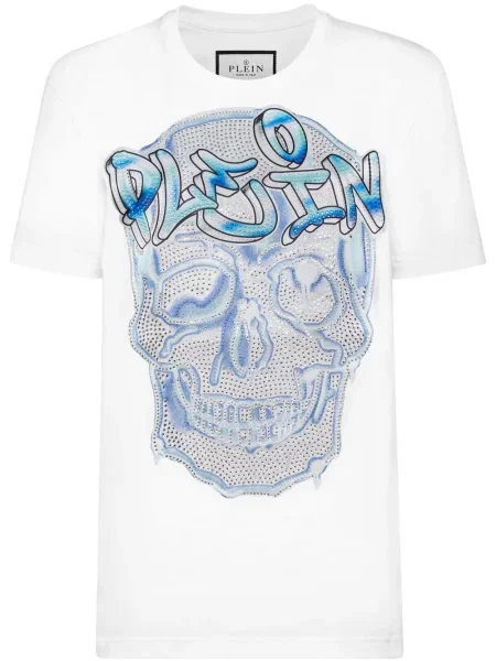 Tricou Philipp Plein alb