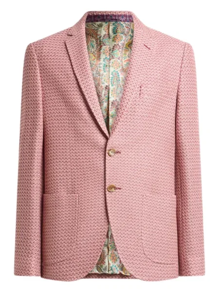 Sacou Etro din jerseu roz