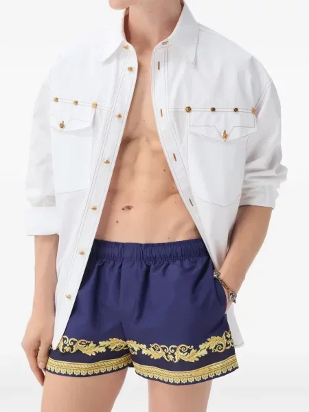 Slip de baie Versace violet