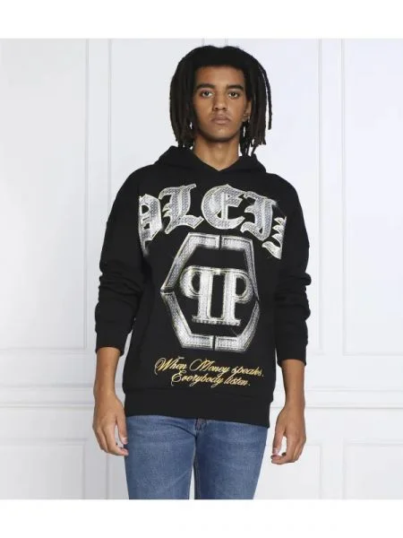 Philipp Plein Hanorac | Relaxed fit negru