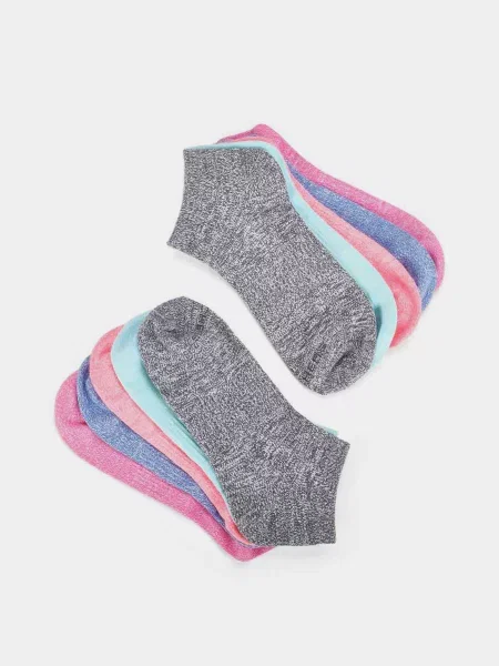 Skechers Набір шкарпеток Білий/рожевий Поліестер/спандекс білі