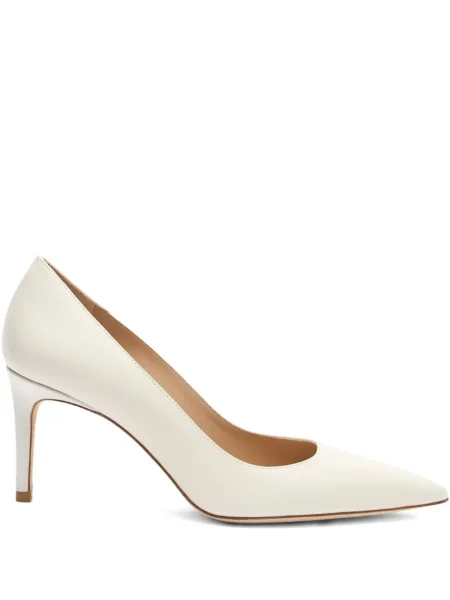 Pantofi cu toc Stuart Weitzman din piele alb