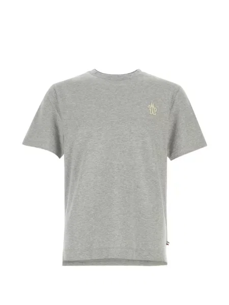 Tricou Moncler Grenoble cu autograf gri