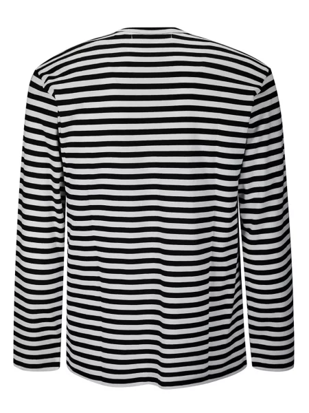 Marškinėliai Comme Des Garçons Play juoda