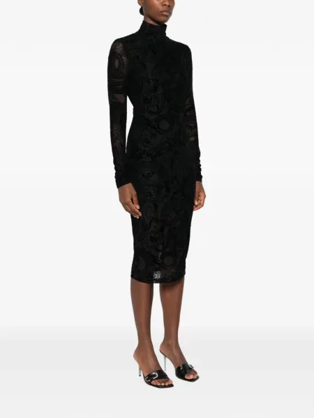 Lung rochie midi Just Cavalli negru