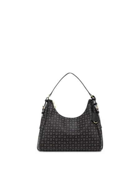 Torebka hobo Pollini czarna