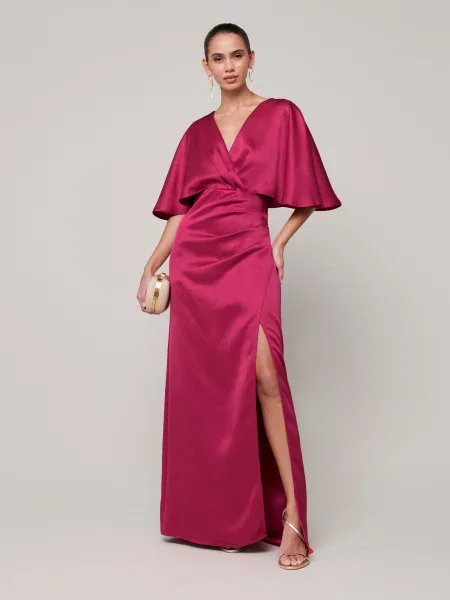 Sável Rochie de seară India mov zmeură