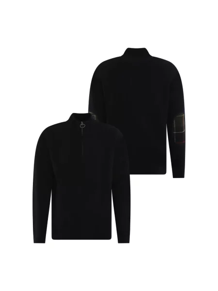 Sweter Barbour wełniany granatowy