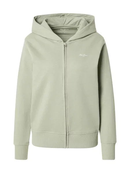 Pepe Jeans Hanorac verde pastel alb