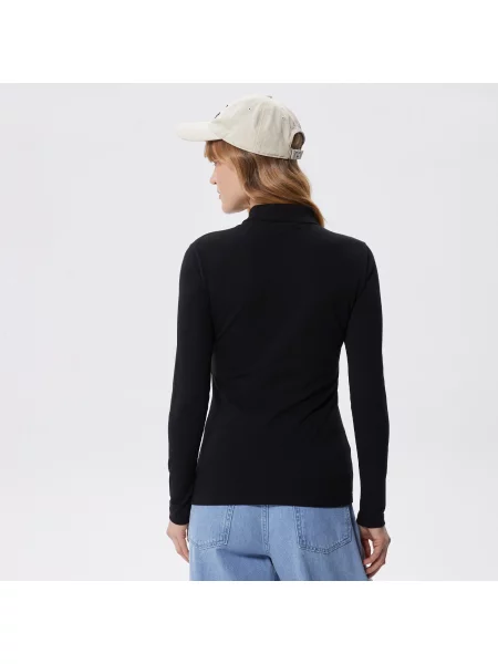 Поло Lacoste черное