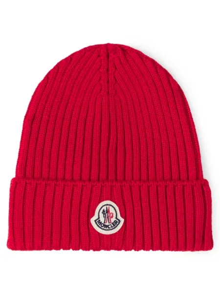 Gyerek sapka Moncler Enfant piros