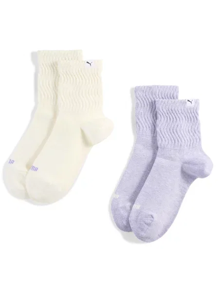 PUMA Zigzag Short Sock Набір шкарпеток Комбінований верх фіолетовий