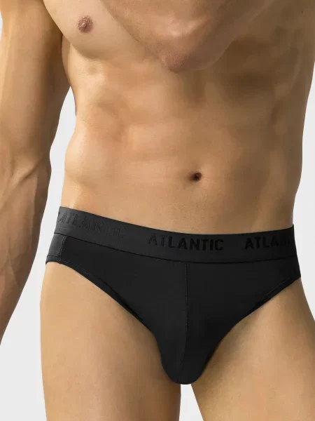 Трусы Atlantic черные