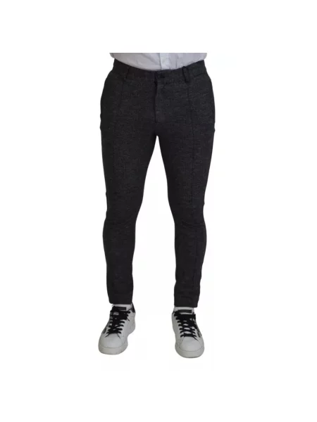 Skinny spodnie Dolce And Gabbana czarne