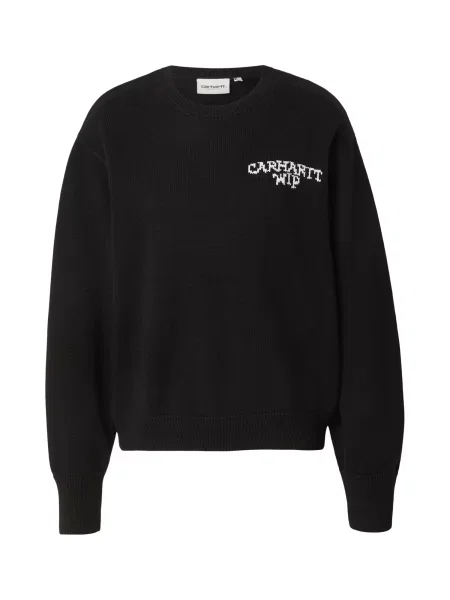 Carhartt WIP Pulóver Hugging Cats fekete fehér