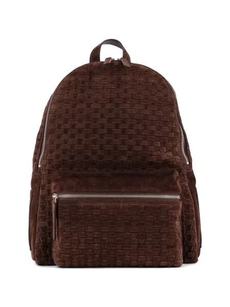 Rucsac Orciani din piele de căprioară maro