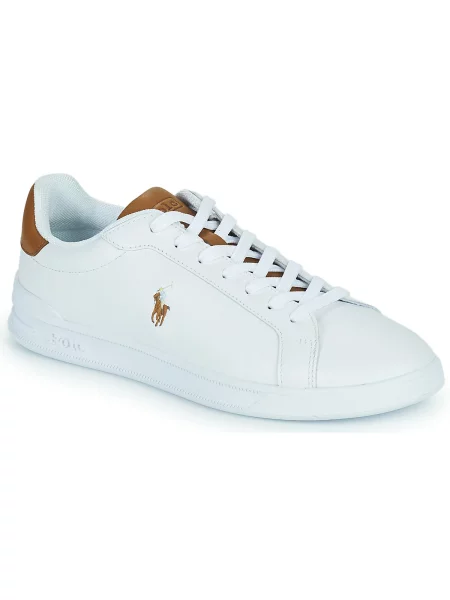 Polo Ralph Lauren Niske tenisice smeđa bijela