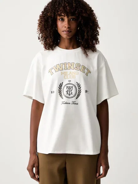 Twinset tricou pentru femei din cu alb