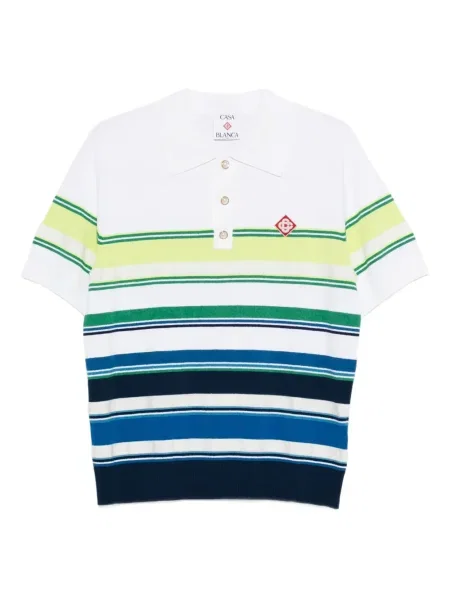 Polo Casablanca cu dungi alb