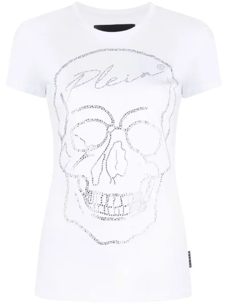 Tricou Philipp Plein alb