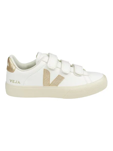 Veja Obuwie Kobieta 36 EU Skóra Sneakersy Recife Chromefree biały