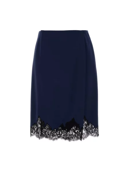 Spódnica Stella Mccartney koronkowa niebieska