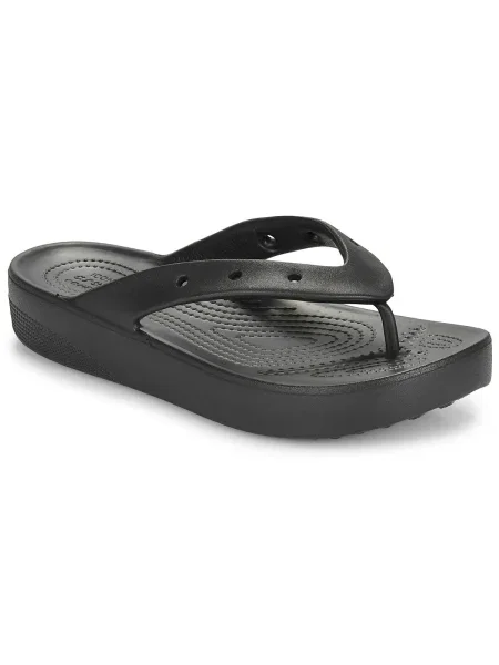 Șlapi Crocs cu platformă clasici