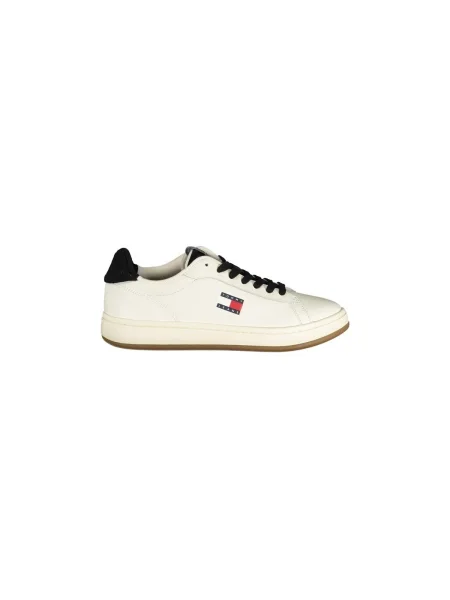 Teniși Tommy Hilfiger cu toc jos negru