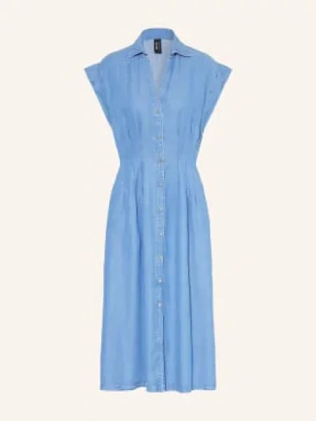 Marc Cain Sukienka W Stylu Jeansowym blau