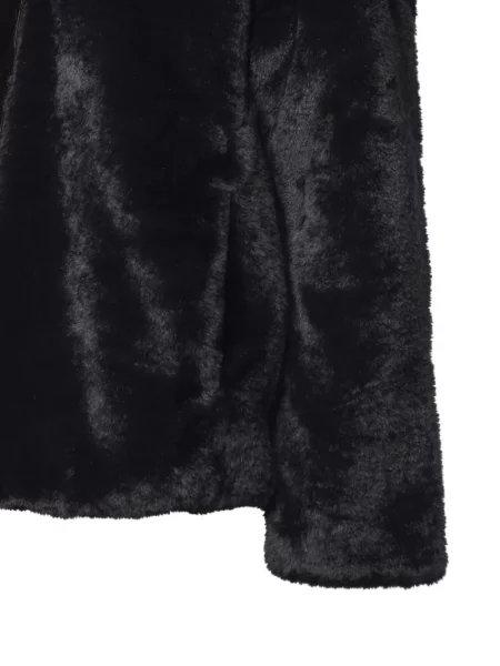 Reversibil palton de blană Save The Duck cu blană negru