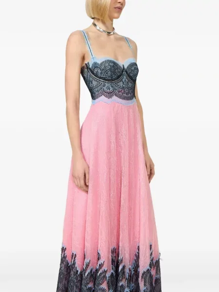 Rochie Costarellos din dantelă roz