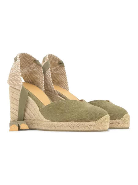 Espadryle Castaner zielone