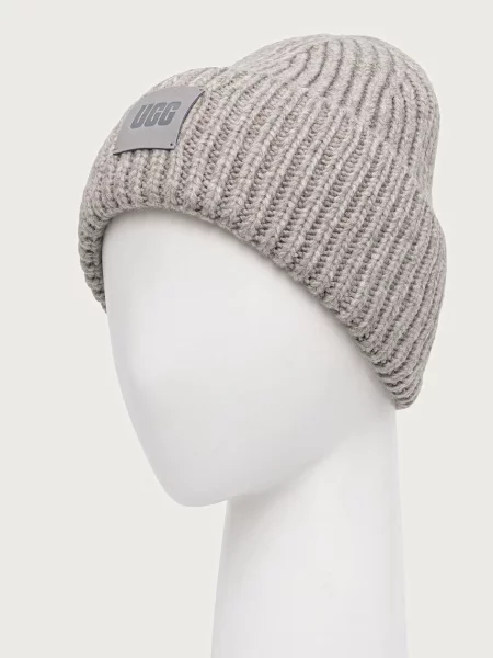 UGG căciulă de damă cu amestec de lână gri