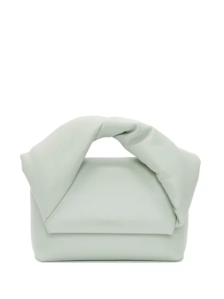 Geanta de piele Jw Anderson din piele verde