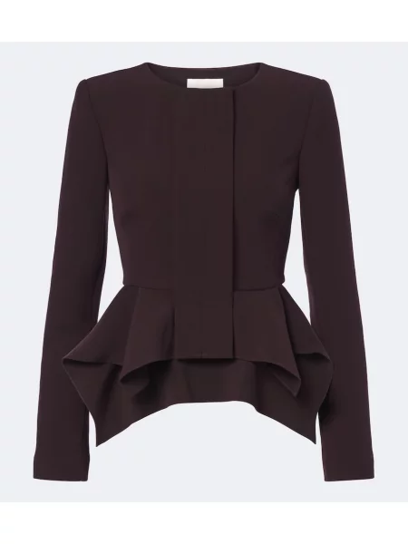 Geacă Roland Mouret maro