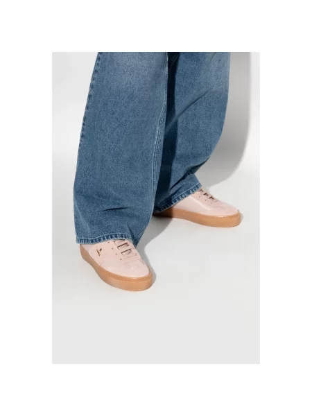 Sneakersy Furla skórzane różowe