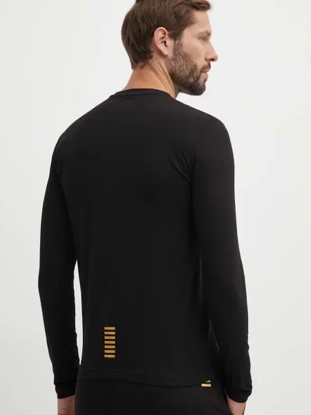 Emporio Armani Tricou galben auriu negru