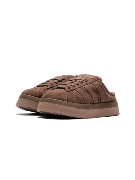 Sneakersy Adidas Campus zamszowe brązowe