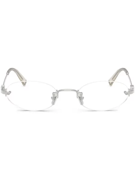 Ochelari de soare Miu Miu Eyewear argintiu