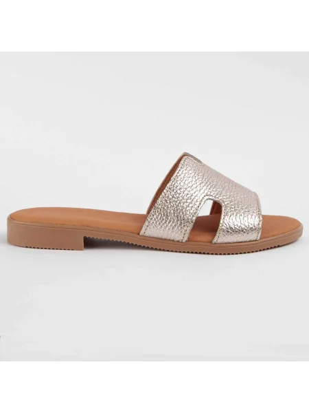 Pantofi Purapiel auriu