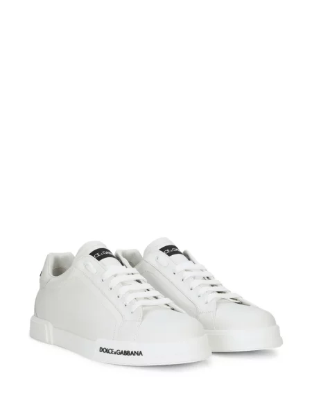 Raštuotos sportbačiai Dolce & Gabbana balta