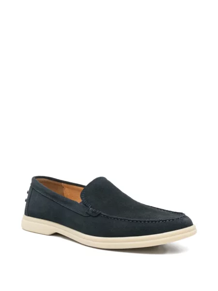 Szarvasbőr loafer Sergio Moretti Firenze kék