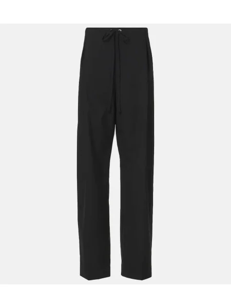 Pantaloni Khaite de lână negru