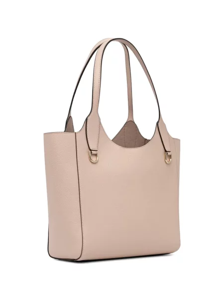 Geantă shopper Furla din piele roz