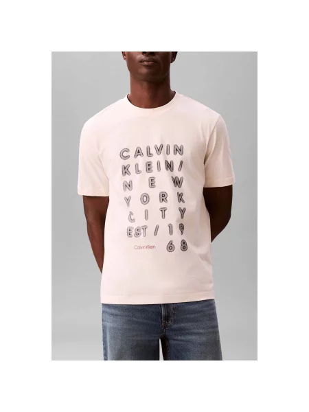 Majica Calvin Klein Jeans bež