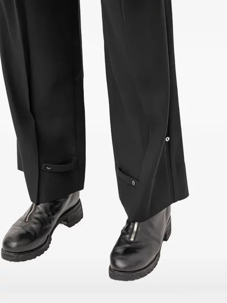 Pantaloni Setchu plisate negru