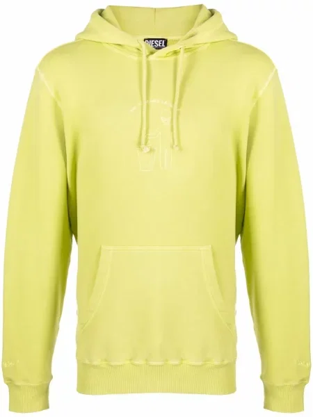 Hoodie Diesel με κέντημα πράσινο